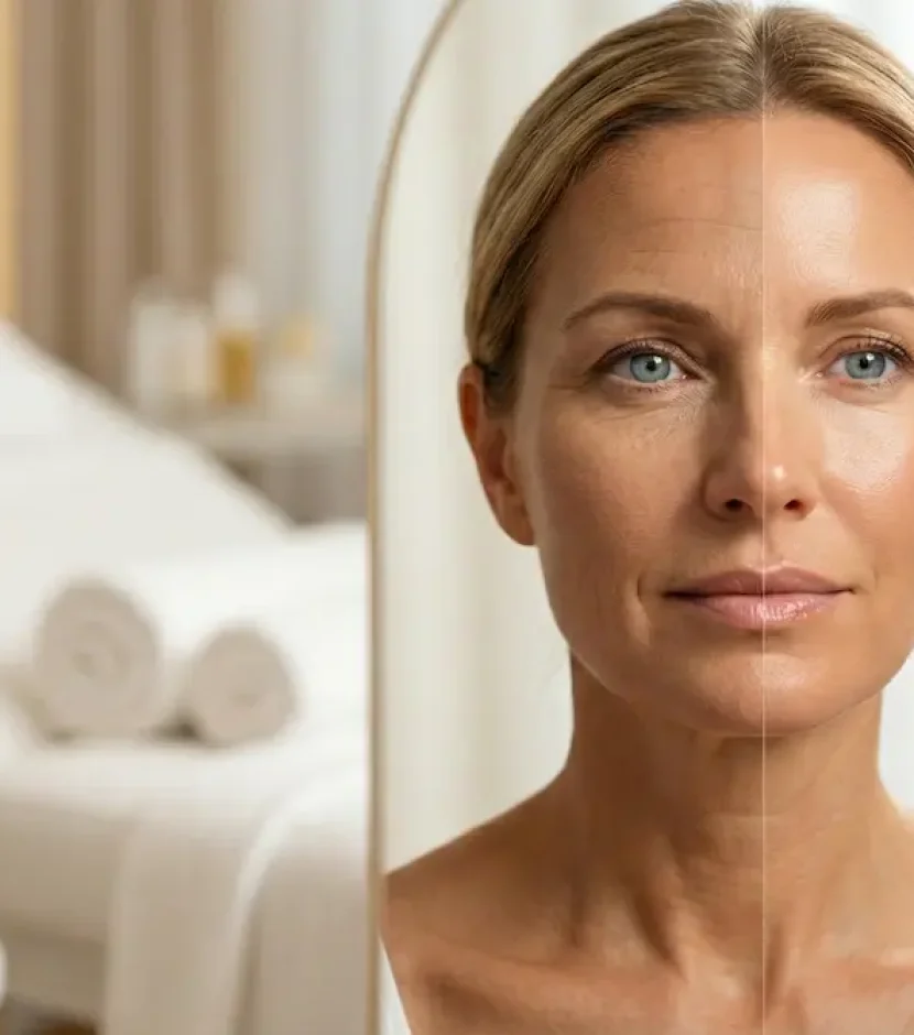 tratamiento visible age reverse antiedad en Esther Roselló